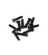 Countersunk screws M4x20mm (black, 10 pieces) - E1rc.com