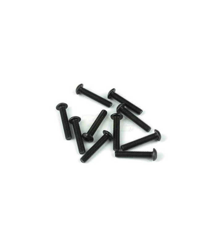 Button screws M3x16mm (black, 10 pieces) - E1rc.com