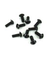 Tornillos de botón M4x10mm (negro, 10 piezas)