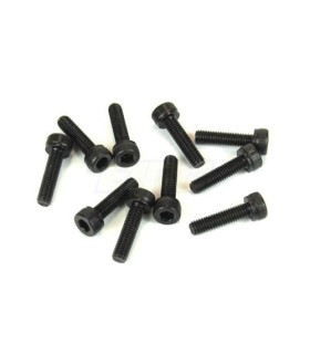 Tornillos cilindro M3x12mm (negro, 10 piezas)