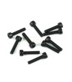 Cylinder screws M3x18mm (black, 10 pieces)