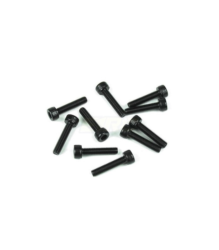 Cylinder screws M3x18mm (black, 10 pieces) - E1rc.com