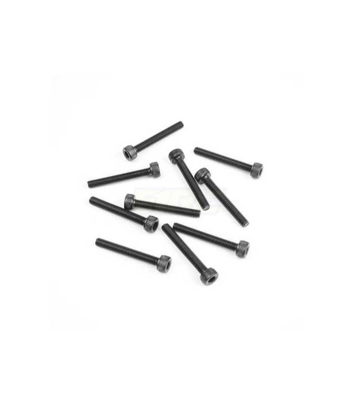 Tornillos cilindro M3x22mm (negro, 10 piezas) - E1rc.com