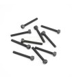 Cylinder screws M3x22mm (black, 10 pieces)