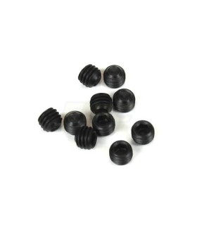 Prisioneros M5x4mm (negro, 10 piezas)