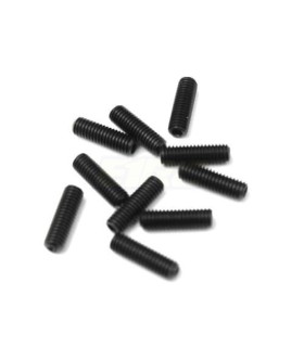 Prisioneros M3x10mm (negro, 10 piezas)