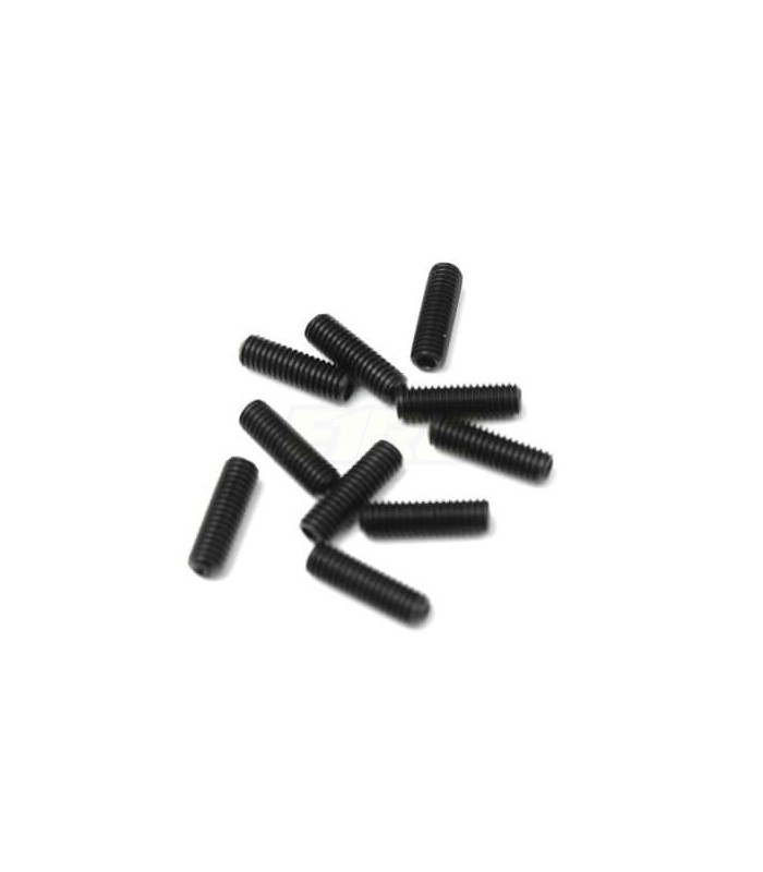 Prisioneros M3x10mm (negro, 10 piezas) - E1rc.com