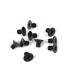 Countersunk screws M4x6mm (black, 10 pieces) - E1rc.com