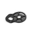 Placa de motor Xray Alu Mid & Rear - Varilla corta (3 mm)