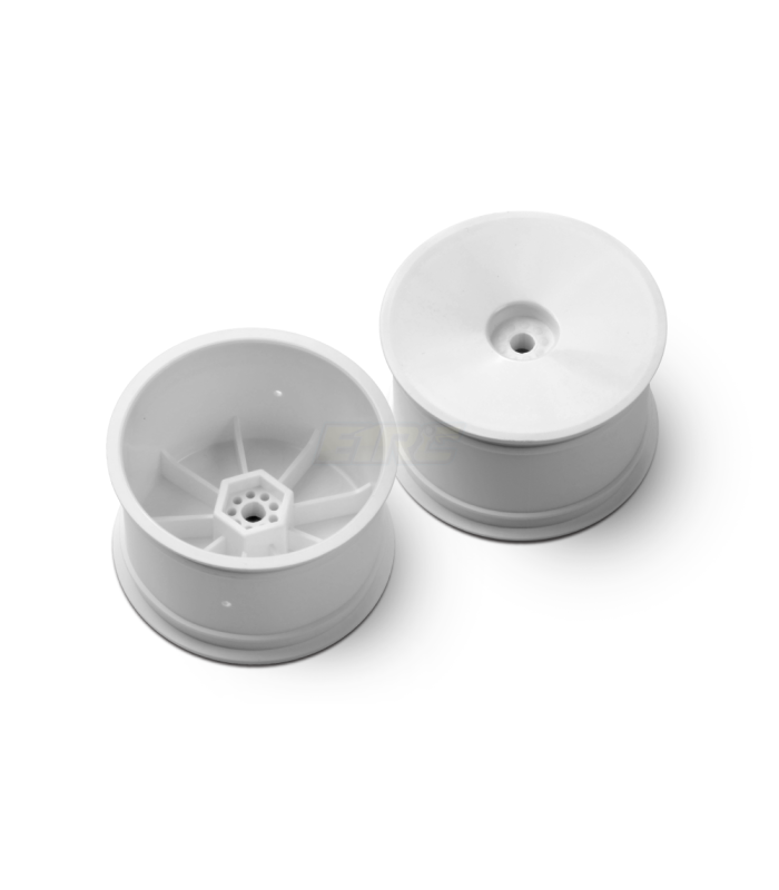 REAR WHEELS 12MM HEX - V2 - WHITE (2) 2WD / 4WD - E1rc.com
