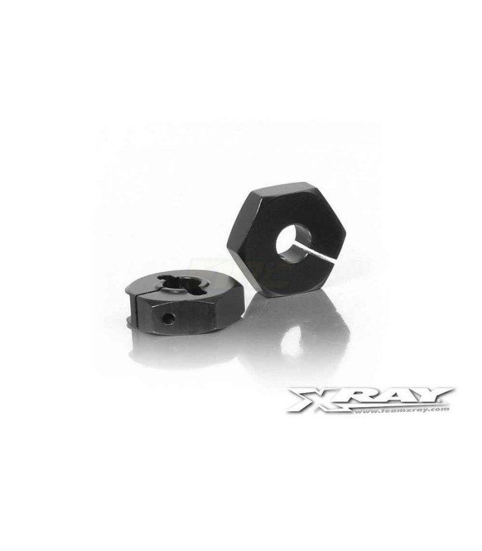 Hexagon wheel support aluminum 14mm (2) - E1rc.com