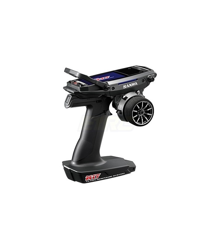 Emisora Sanwa M17 + 2 Receptores (1xRX-493+ 1xRX482) con bateria integrada - E1rc.com
