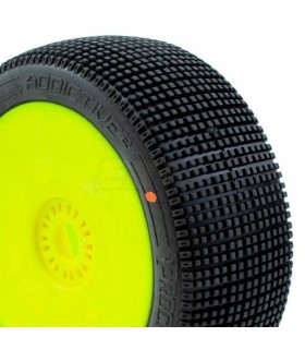 ADDICTIVE V2 BUGGY C3 (MEDIUM) EN LLANTA AMARILLA (2PCS.)