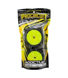 ADDICTIVE V2 BUGGY C3 (MEDIUM) EN LLANTA AMARILLA (2PCS.)