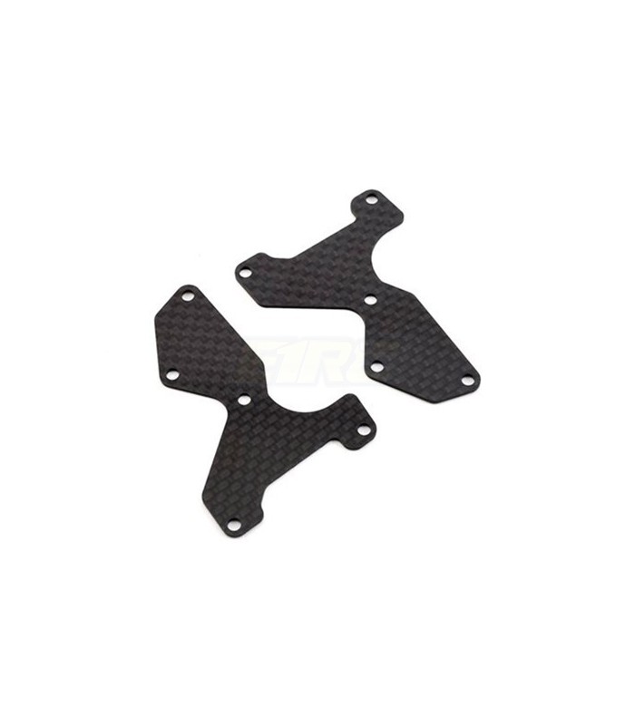 CARBON REAR SHOCK TOWER PLATE FOR MBX8 (1.2MM) (2PCS) - E1rc.com