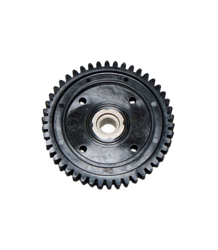CORONA PLASTICO 46T HT MBX8This translates to "PLASTIC 46T HT MBX8 GEAR" - E1rc.com