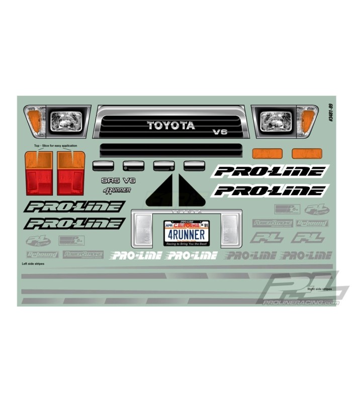 PROLINE 1991 TOYOTA 4RUNNER CLEAR BODY 313MM W/B CRAWLER - E1rc.com