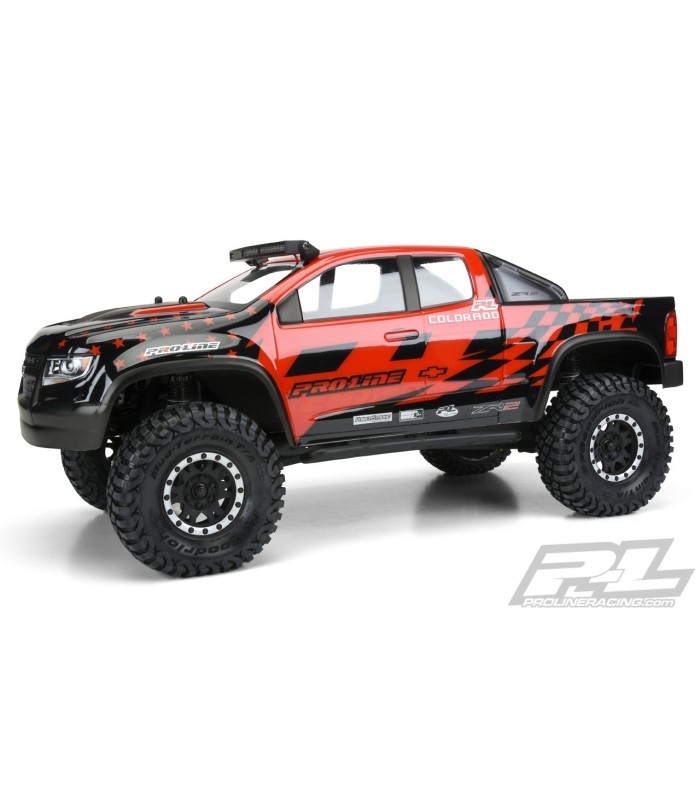 CHEVY COLORADO ZR2 CLEAR BODY FOR 313MM CRAWLER - E1rc.com