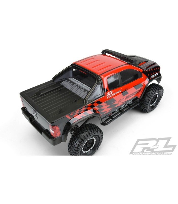 CHEVY COLORADO ZR2 CLEAR BODY FOR 313MM CRAWLER - E1rc.com