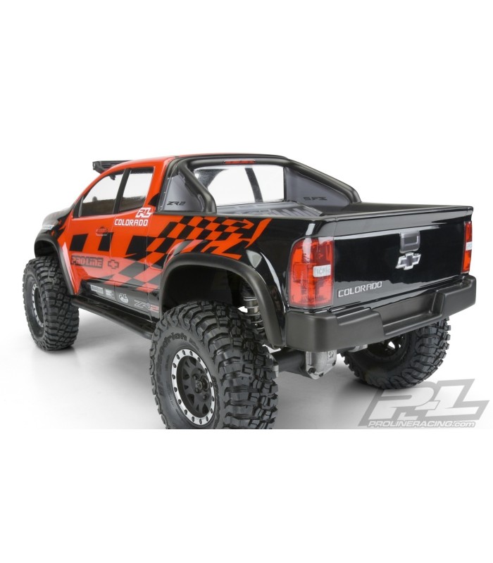 CHEVY COLORADO ZR2 CLEAR BODY FOR 313MM CRAWLER - E1rc.com