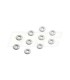 ALUMINUM WASHERS 3x7x1.0MM - ORANGE (10) - E1rc.com