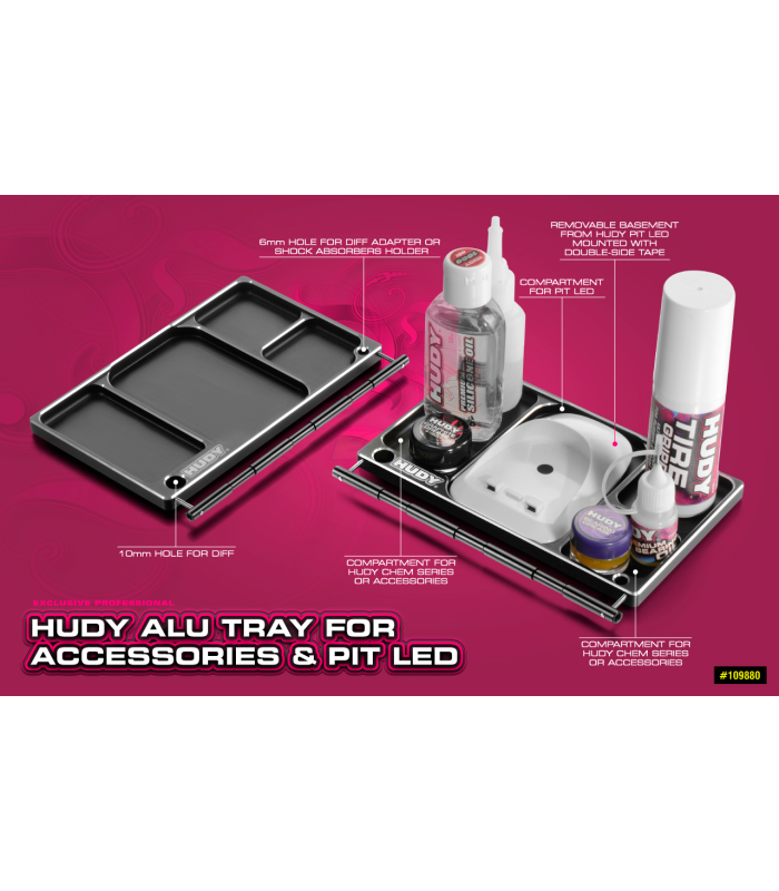 BANDEJA ACCESSORIOS & PIT LED - E1rc.com