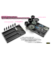 BANDEJA HUDY ALUMINIO FOR 1/8 OFF-ROAD DIFF ASSEMBLY