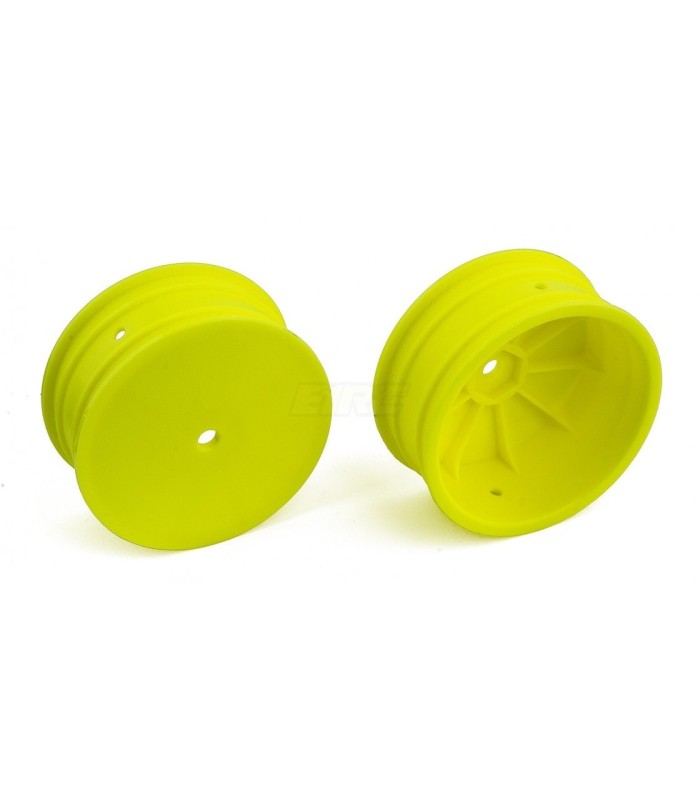 LLanta delantera 12 mm 4WD 2.2 amarilla Associated - E1rc.com