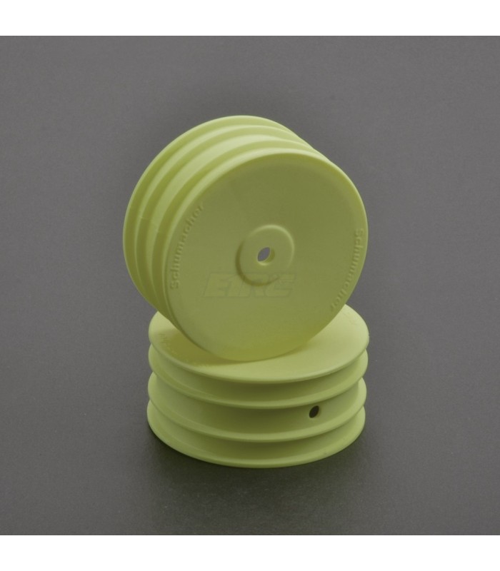 Front 4WD yellow Schumacher tire - E1rc.com