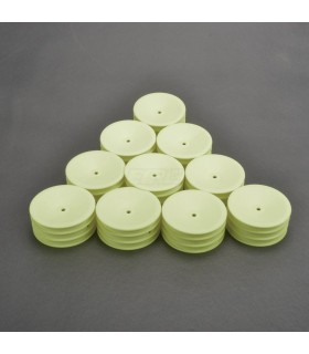 Llanta delantera ancha 2WD amarilla (5 parejas)