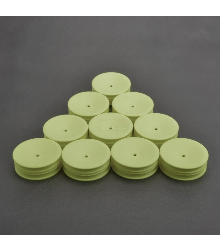Front slim 2WD yellow tire (5 pairs) - E1rc.com