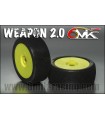 WEAPON 2.0 15/25 pegada en llanta amarilla