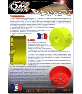 RAPID-T 15/25 Ultra truggy pegada en llanta Amarilla