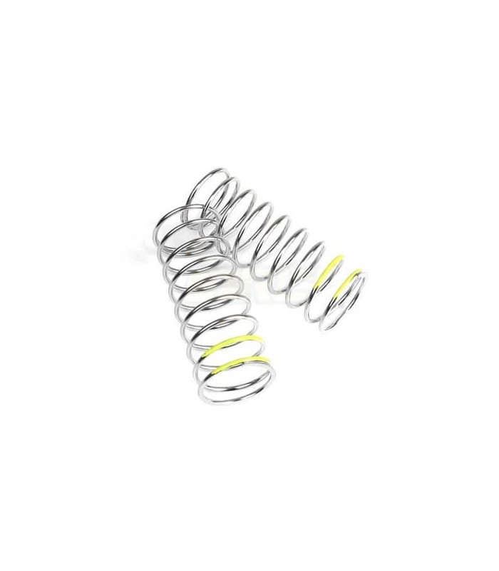 LF Shock Spring Set (front, 1.6×9.75, 4.44lb/in, 57mm, yellow) - E1rc.com