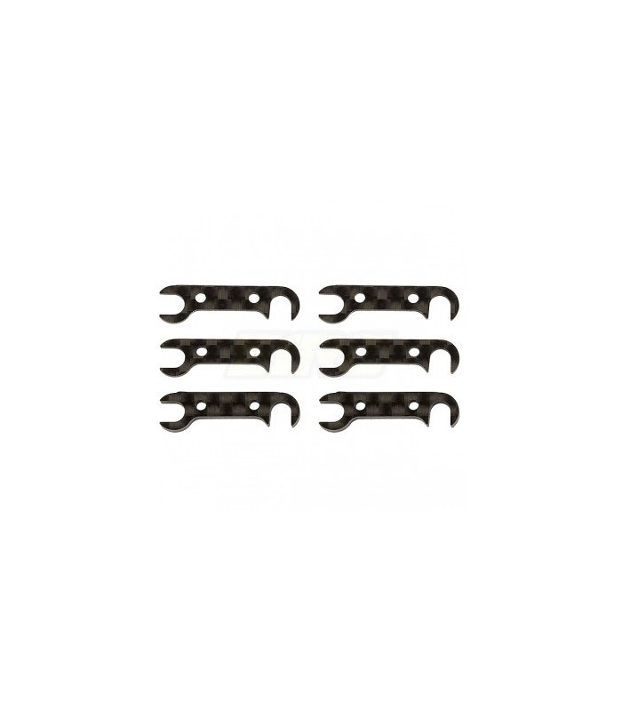 B74 GRAPHITE REAR HUB LINK SHIM SET - E1rc.com