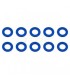 BALLSTUD WASHERS 5.5 x 0.5mm BLUE ALUMINIUM x10 - E1rc.com