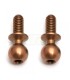 FT TiN HEAVY DUTY BALLSTUD 6MM - E1rc.com