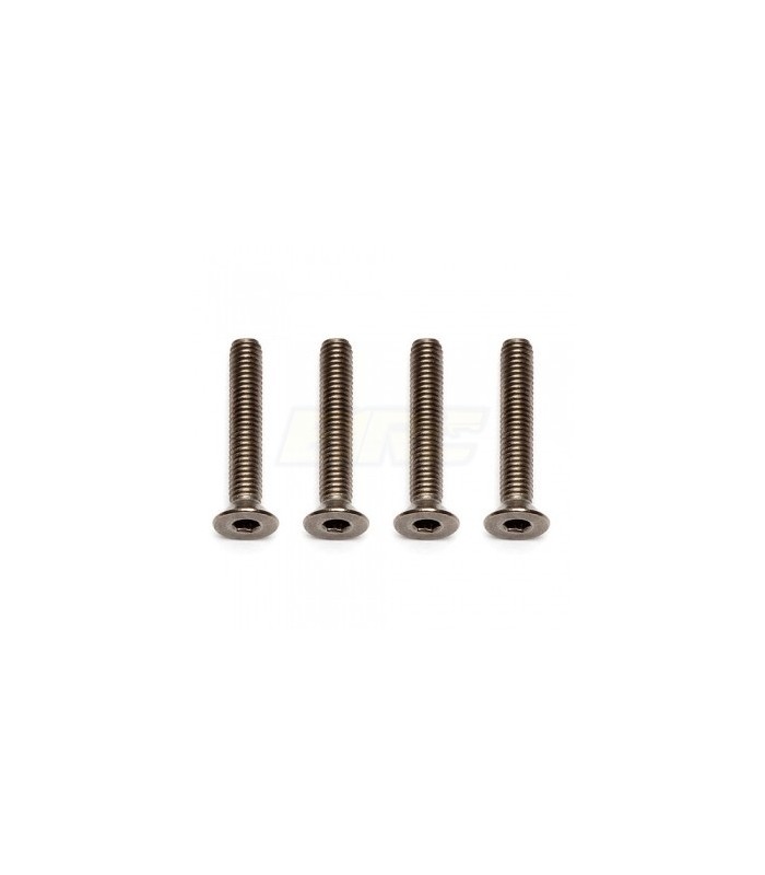 TI SCREWS 3 X 18MM FHCS (4) TITANIUM - E1rc.com