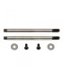 3x27.5 SHOCK SHAFT V2 CHROME FOR AS91577/91578 - E1rc.com