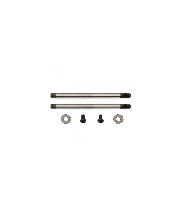 3x27.5 SHOCK SHAFT V2 CHROME FOR AS91577/91578 - E1rc.com