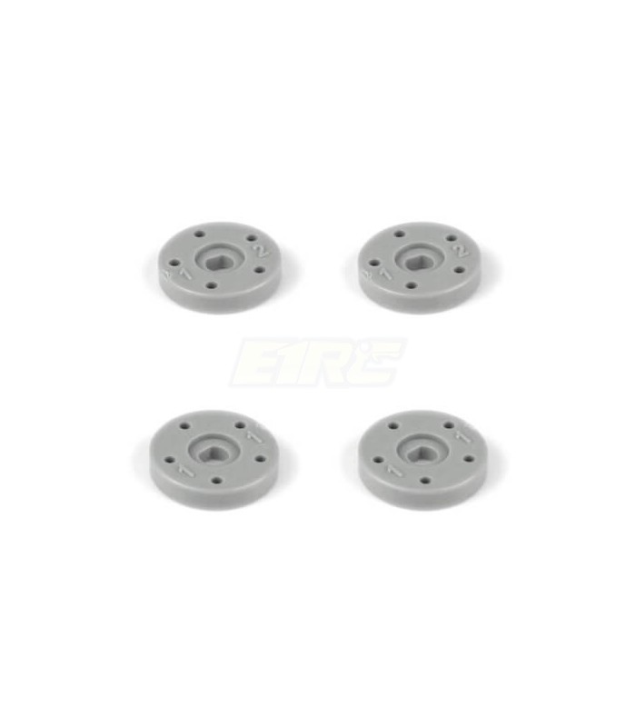 Shock Piston Set (5×1.1, 5×1.2, flat/flat, 13mm, 4pcs) - E1rc.com