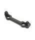 Aluminum Ackerman Plate (CNC 7075 black ano, for EB410/ET410) - E1rc.com