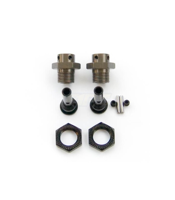 17mm Hub Adapters for M6 Driveshafts (for Slash/Stmpd 4×4, 2WD, 2pcs) - E1rc.com