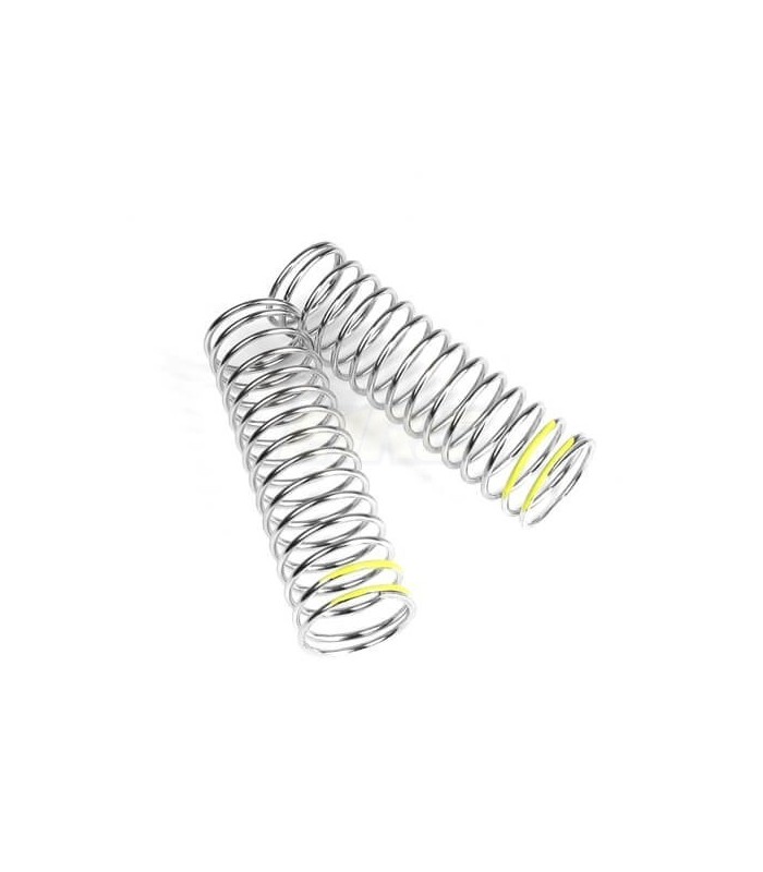 LF Shock Spring Set (rear, 1.5×12.5, 2.56lb/in, 70mm, yellow) - E1rc.com