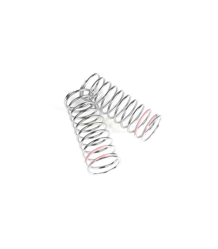 LF Shock Spring Set (front, 1.6×11.0, 3.82lb/in, 57mm, pink) - E1rc.com