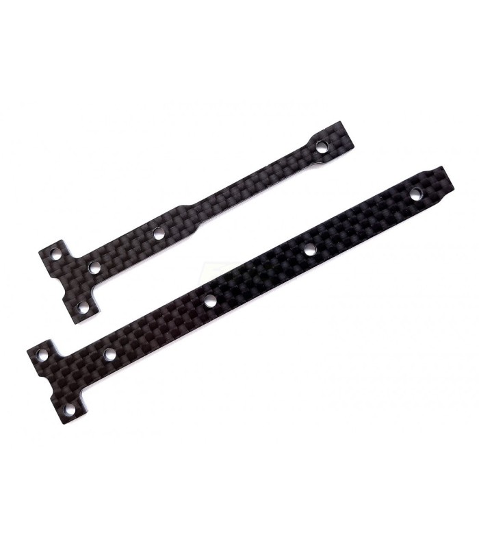 RC10B74.1 Carbon Fiber Chassis Brace Support Set, 2.0mm - E1rc.com