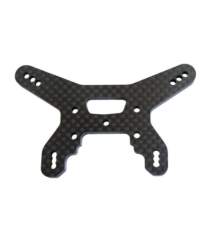 RC10B74.1 Rear Shock Tower, 27.5mm, carbon fiber - E1rc.com