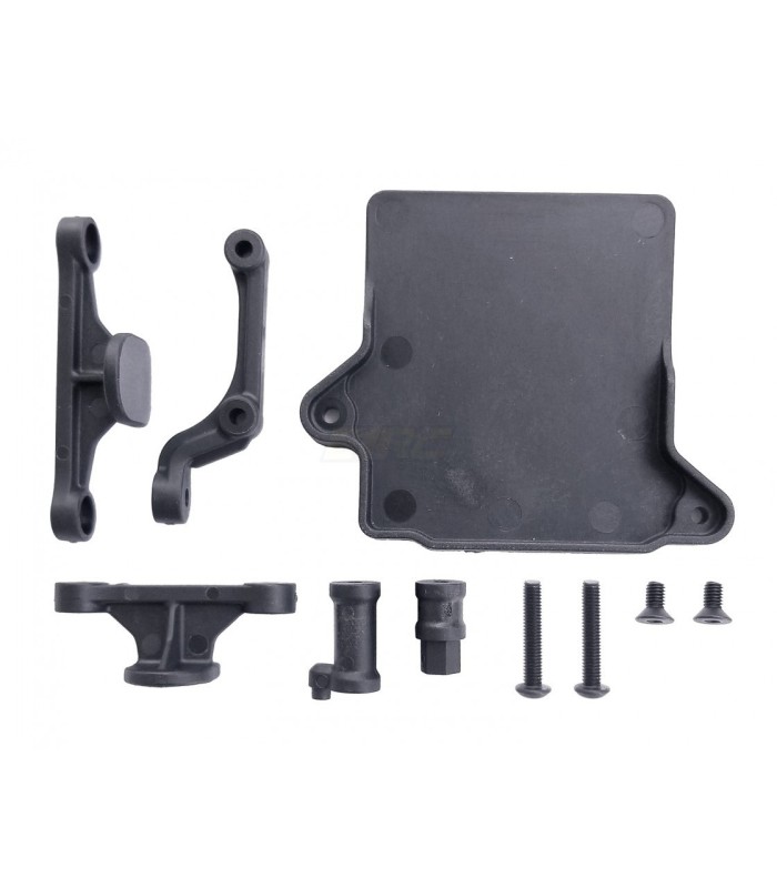RC10B74.1 LP Battery Posts, Fan Mount, ESC Tray - E1rc.com