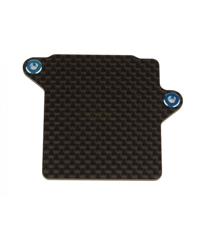 RC10B74.1 FT ESC Tray, Chassis V2, carbon fiber - E1rc.com