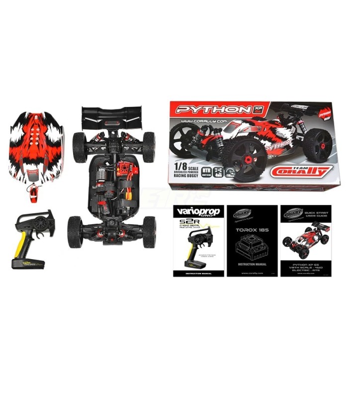 CORALLY PYTHON XP 6S BUGGY 1/8 SWB BRUSHLESS RTR 2021 - E1rc.com